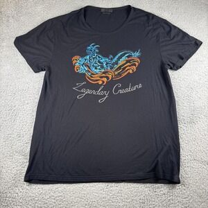 Alexander McQueen "Legendary Creature" Graphic T-Shirt - Navy XL
